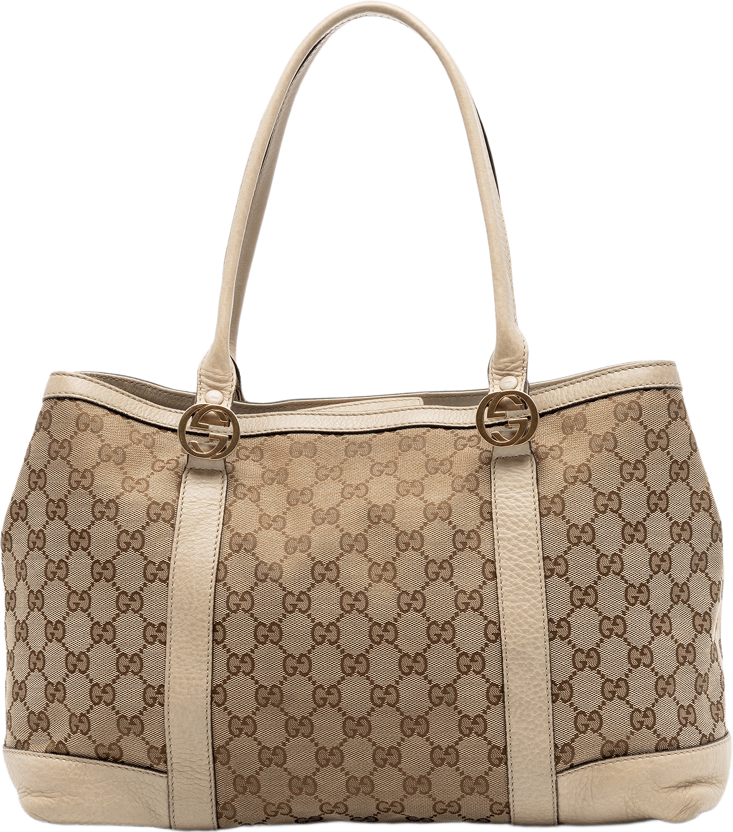 Gucci Gg Canvas Miss Gg Tote, från Luxclusif, i färgen beige.