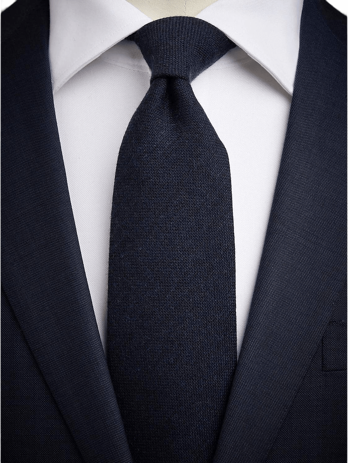 Cashmere Tie, från John Henric, i färgen mörkblå.