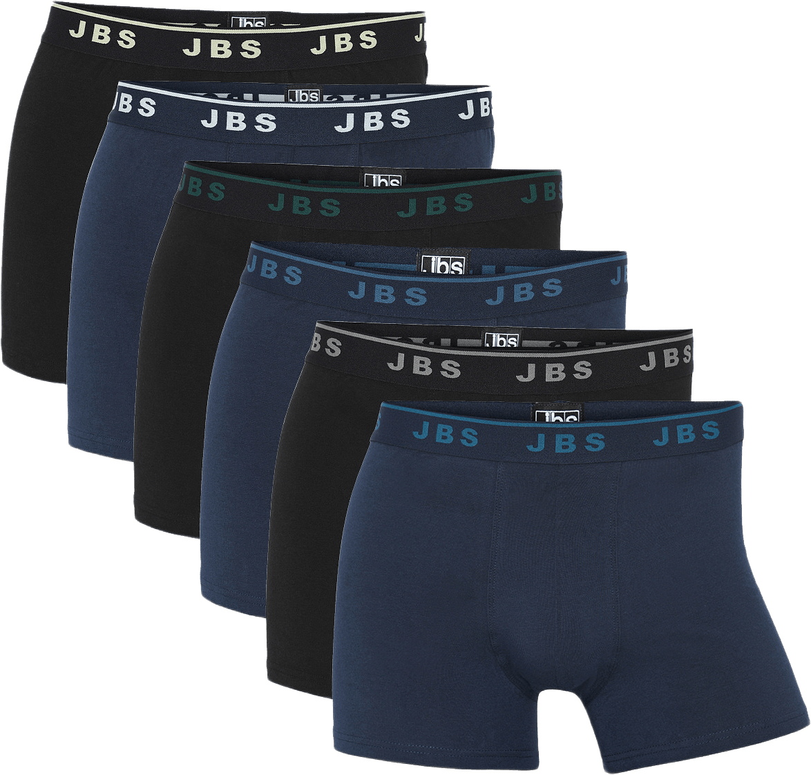 6-pack Kalsonger - Gots Bomull, från JBS, i färgen multicolour.