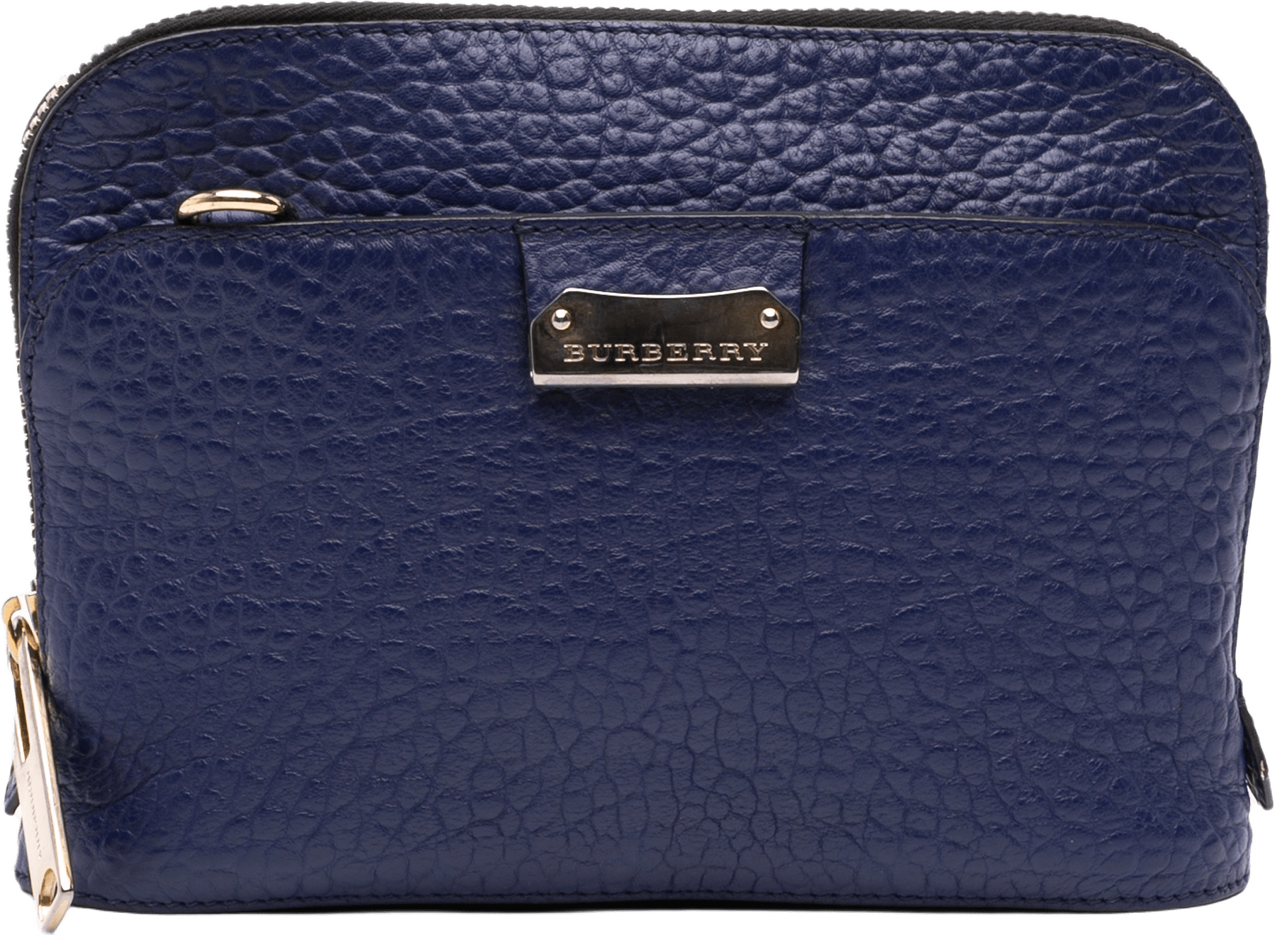 Burberry Leather Harrogate Crossbody, från Luxclusif, i färgen blue.