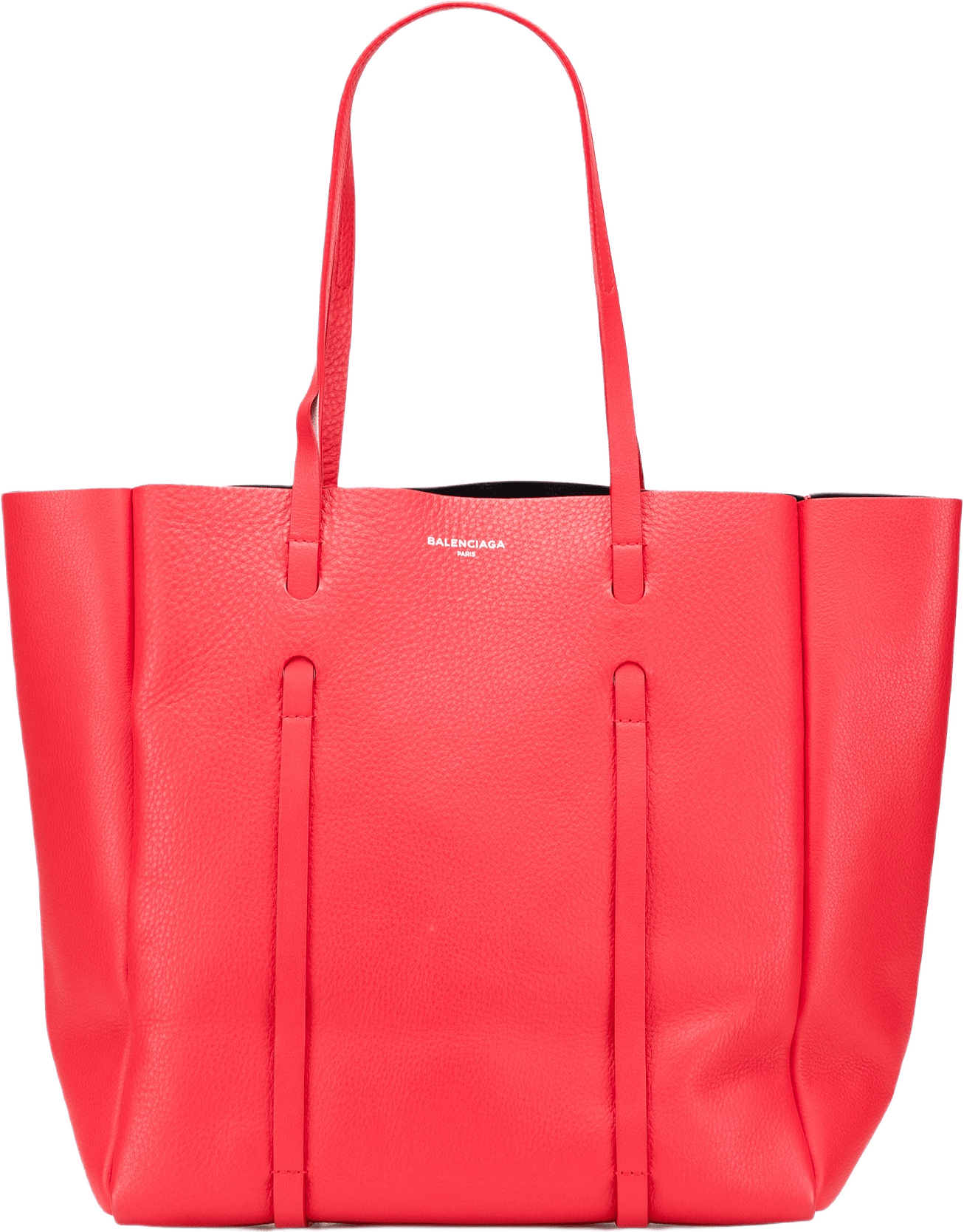 Balenciaga Leather Everyday Tote S, från Luxclusif, i färgen red.