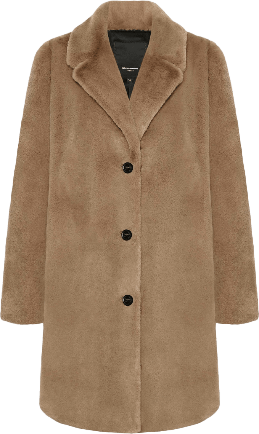 Diddi Coat, från ROCKANDBLUE, i färgen light beige.