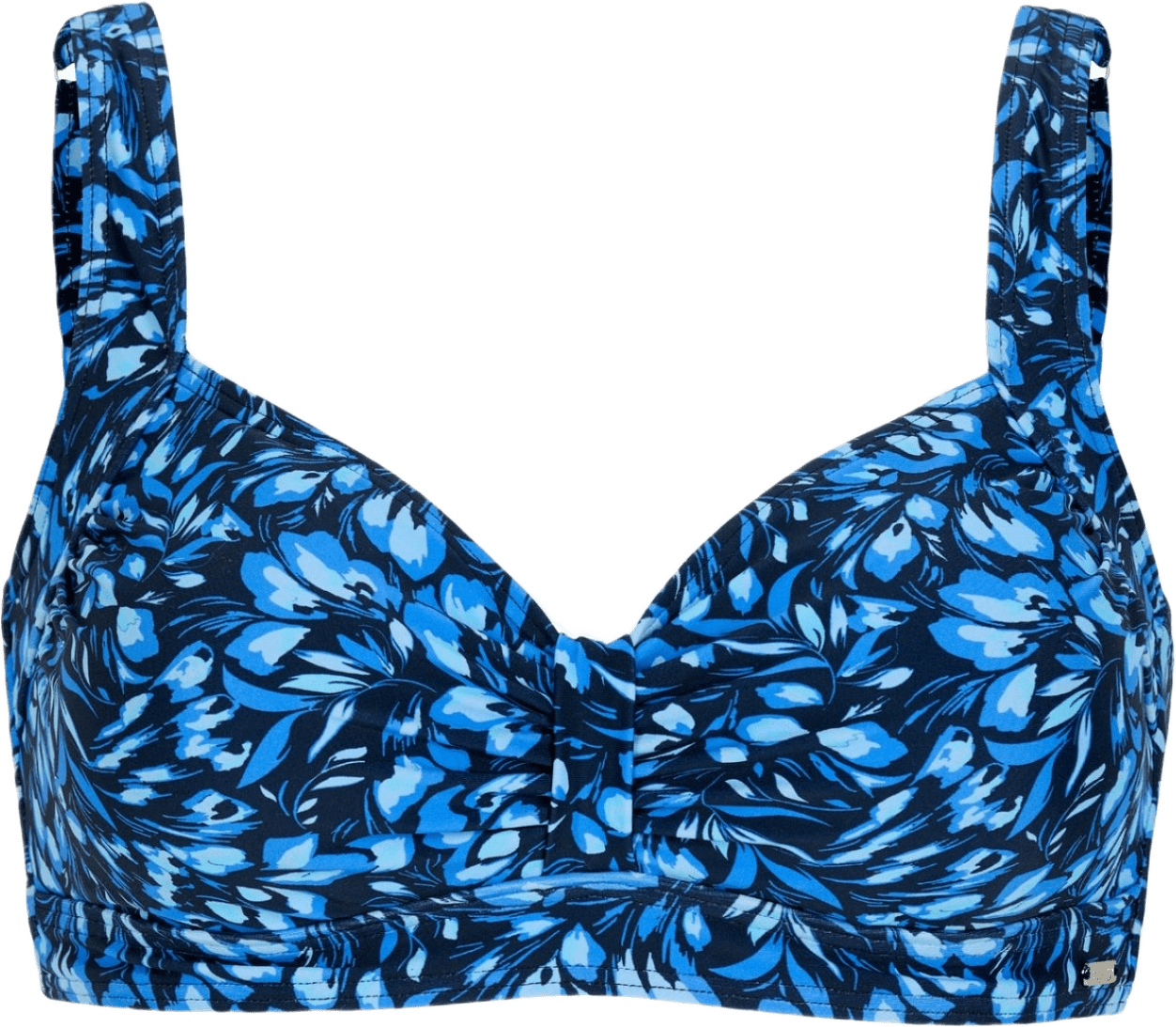 Malta Mjuk Bikni-bh, från Abecita by Swegmark, i färgen blue.