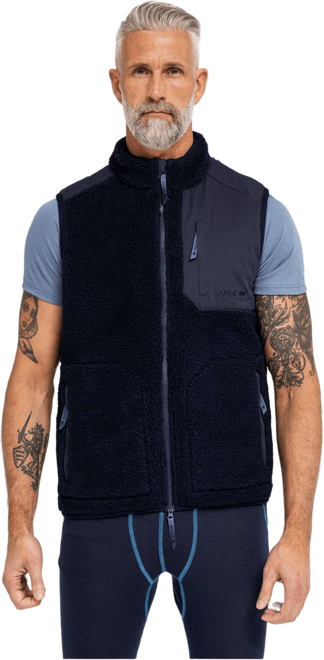 Teddy Fleece Väst | Polyester | Beige