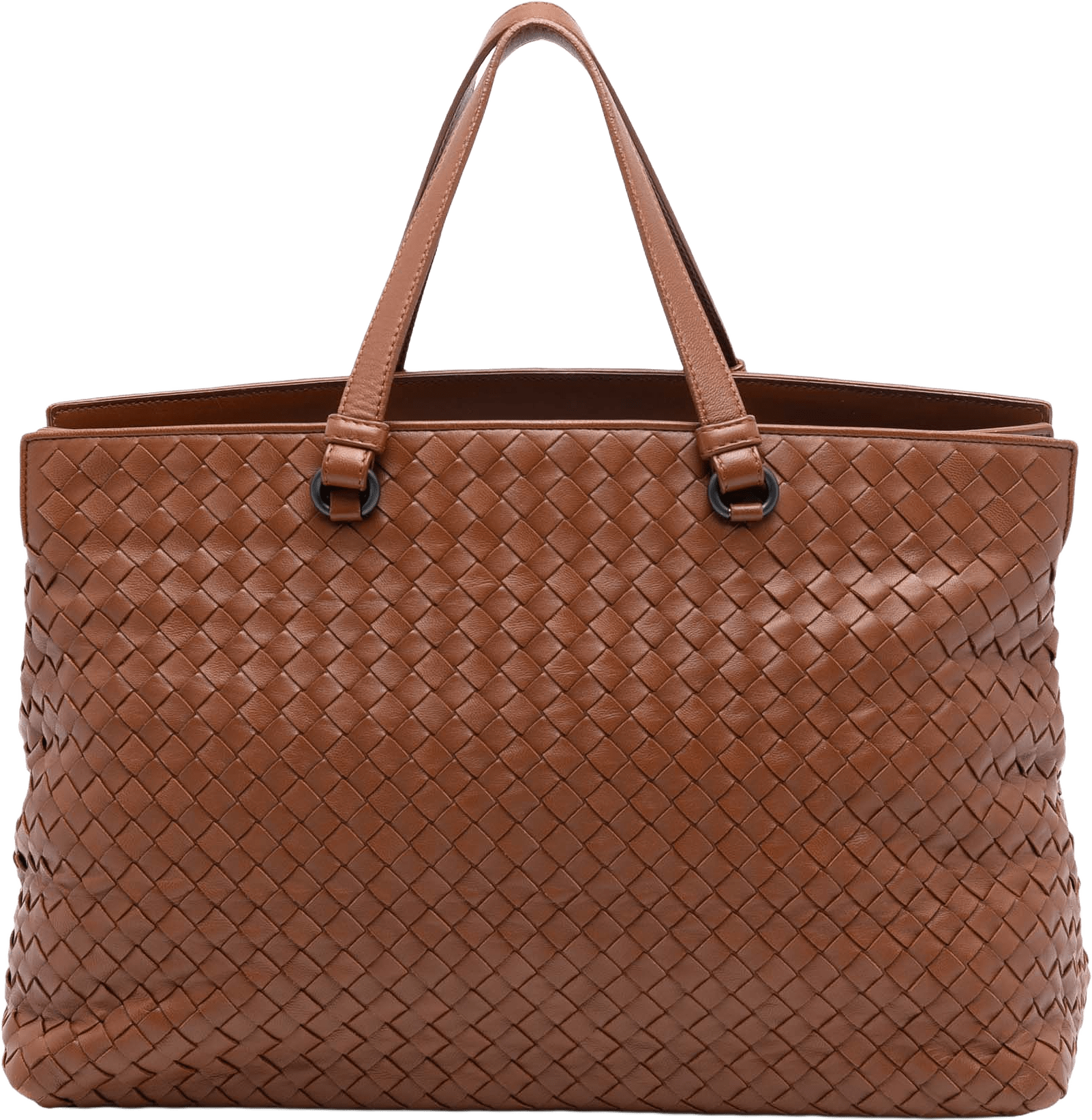 Bottega Veneta Nappa Intrecciato Tote, från Luxclusif, i färgen brown.