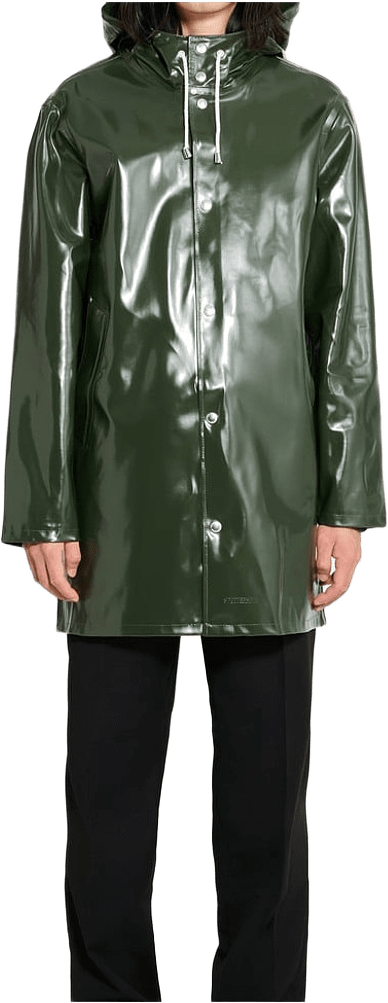 Stockholm Opal Raincoat, från Stutterheim, i färgen green.