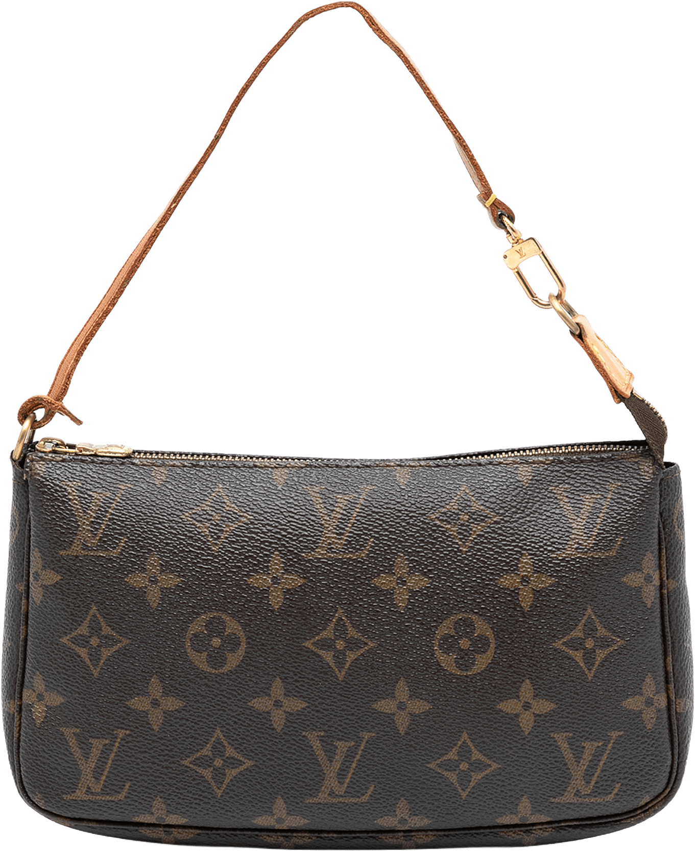 Louis Vuitton Monogram Pochette Accessoires, från Luxclusif, i färgen brown.