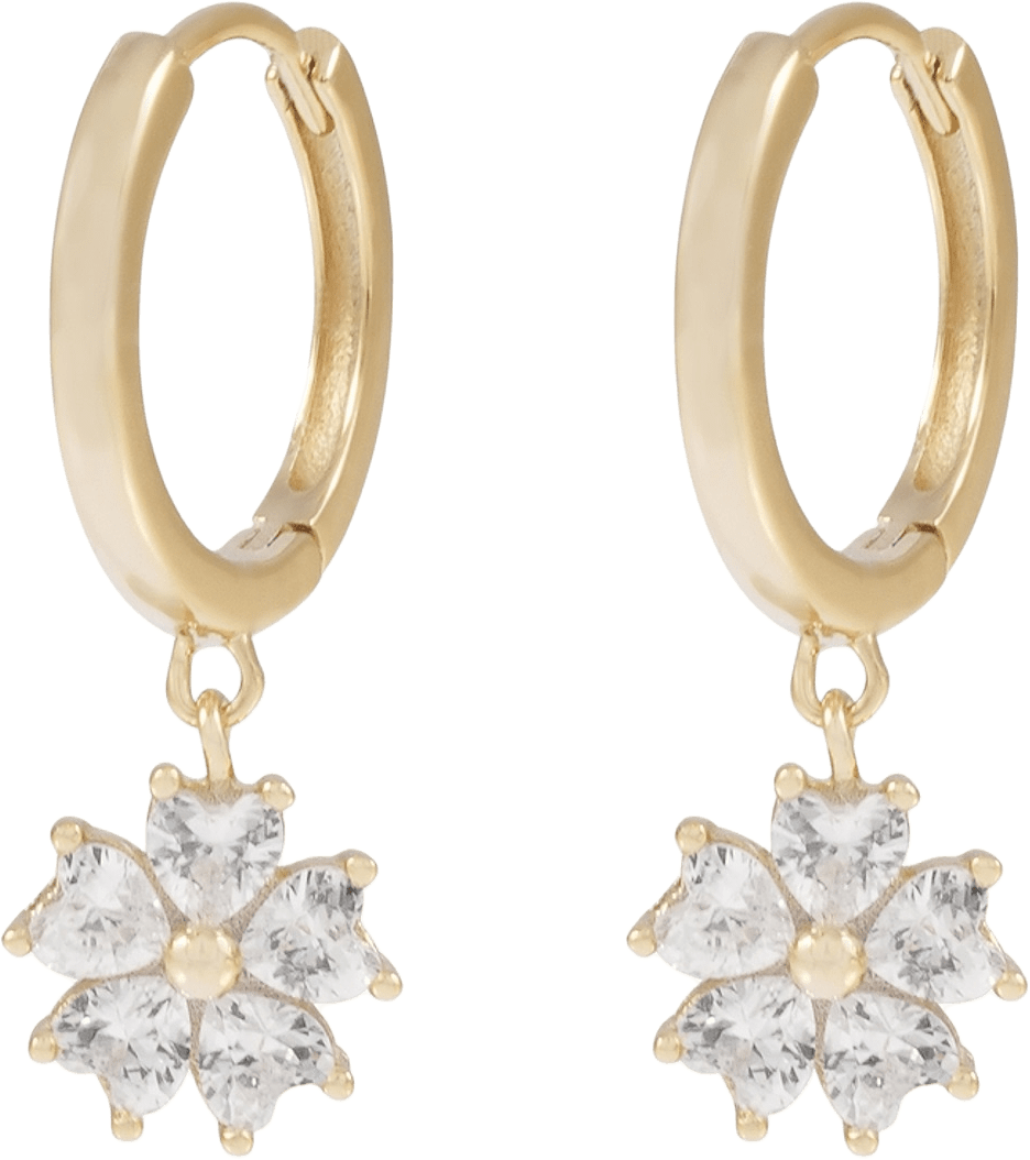 Nisi Flower Pendant Ear
