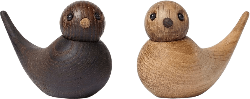 Sweeties Svalor Trädekoration 5,4 Cm Ek 2 St, från Spring Copenhagen, i färgen beige.