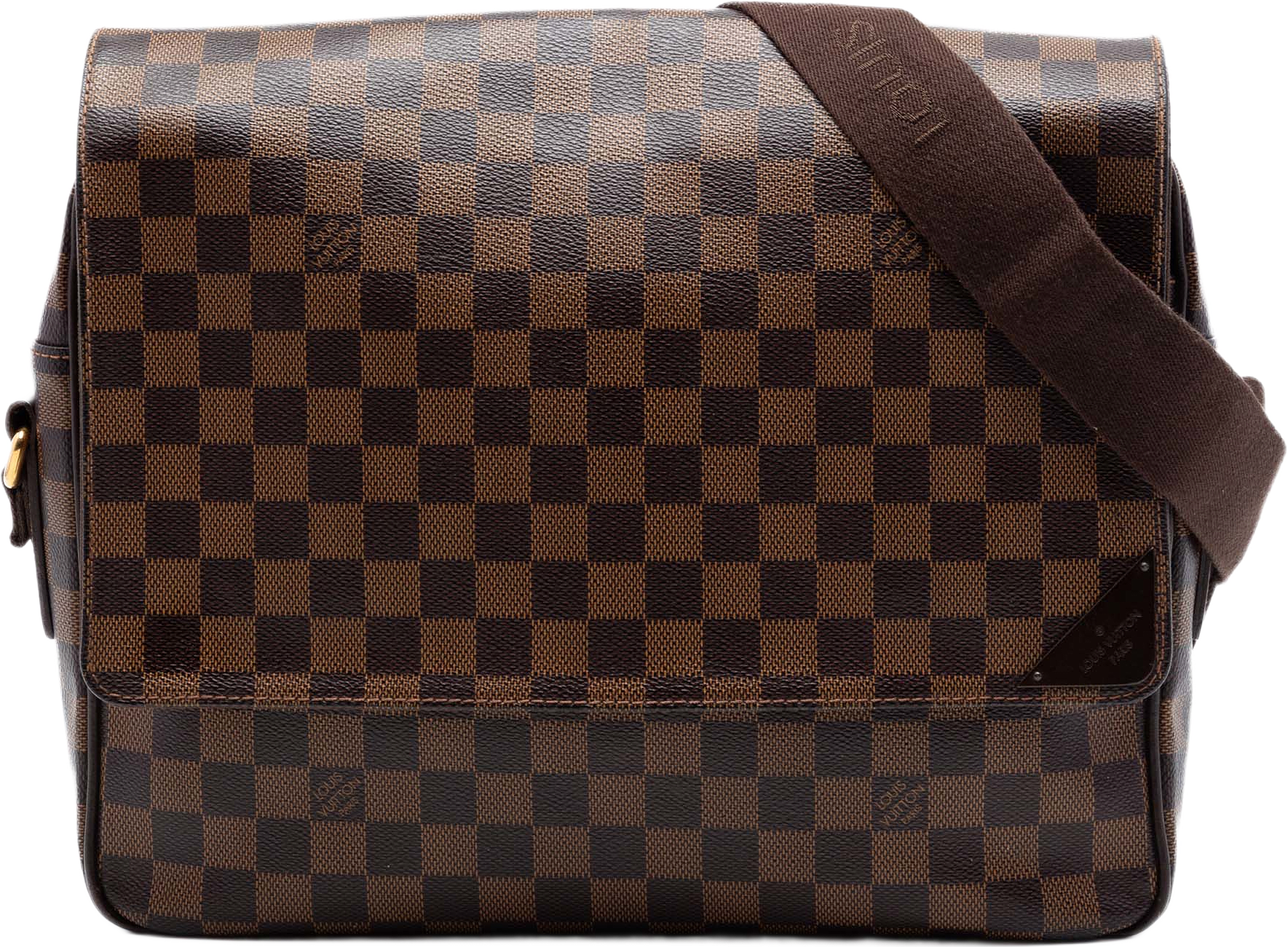 Louis Vuitton Damier Ebene Shelton Mm, från Luxclusif, i färgen brown.