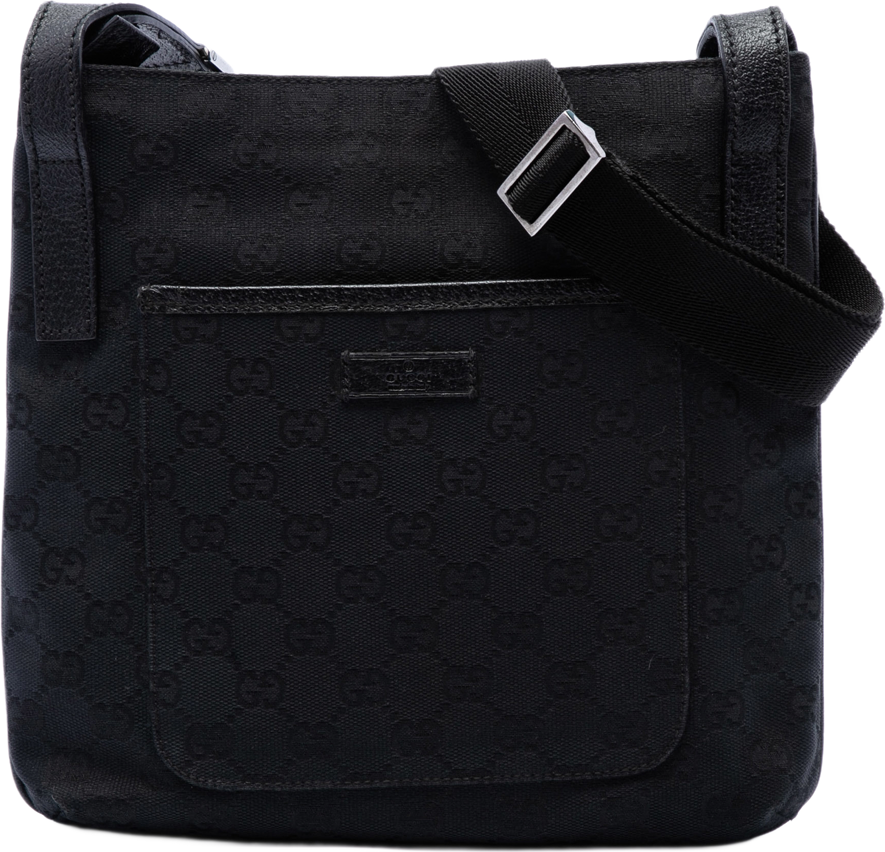 Gucci Gg Canvas Crossbody, från Luxclusif, i färgen svart.