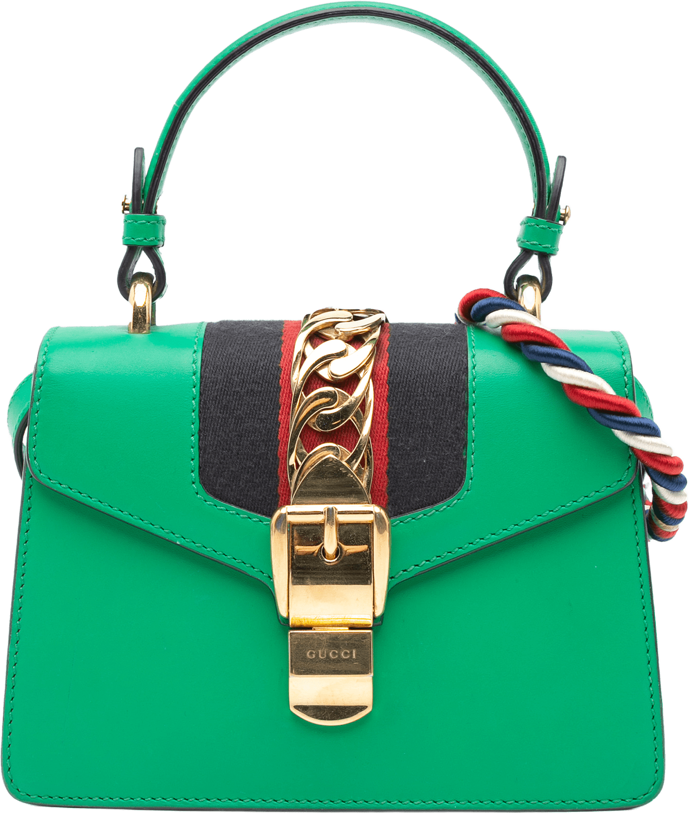 Gucci Mini Leather Sylvie Satchel