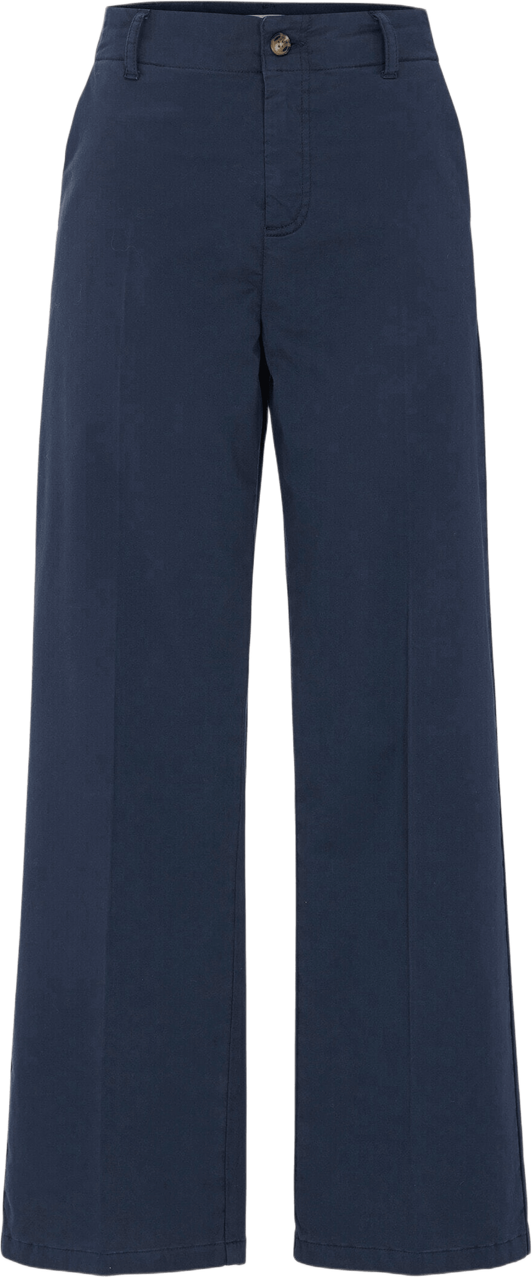 Marie Satin Chinos, från Newhouse, i färgen marinblå.