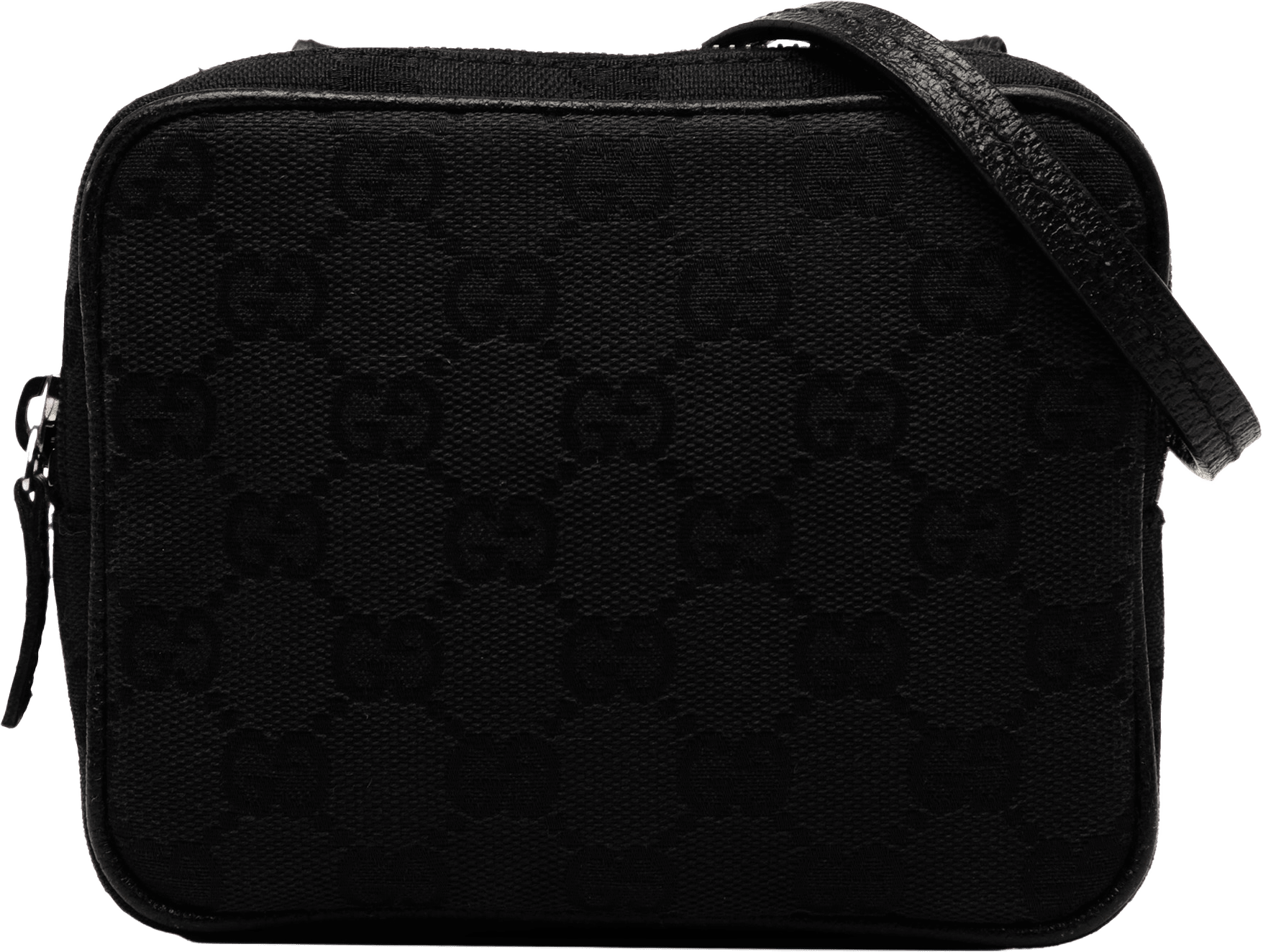 Gucci Gg Canvas Crossbody, från Luxclusif, i färgen black.