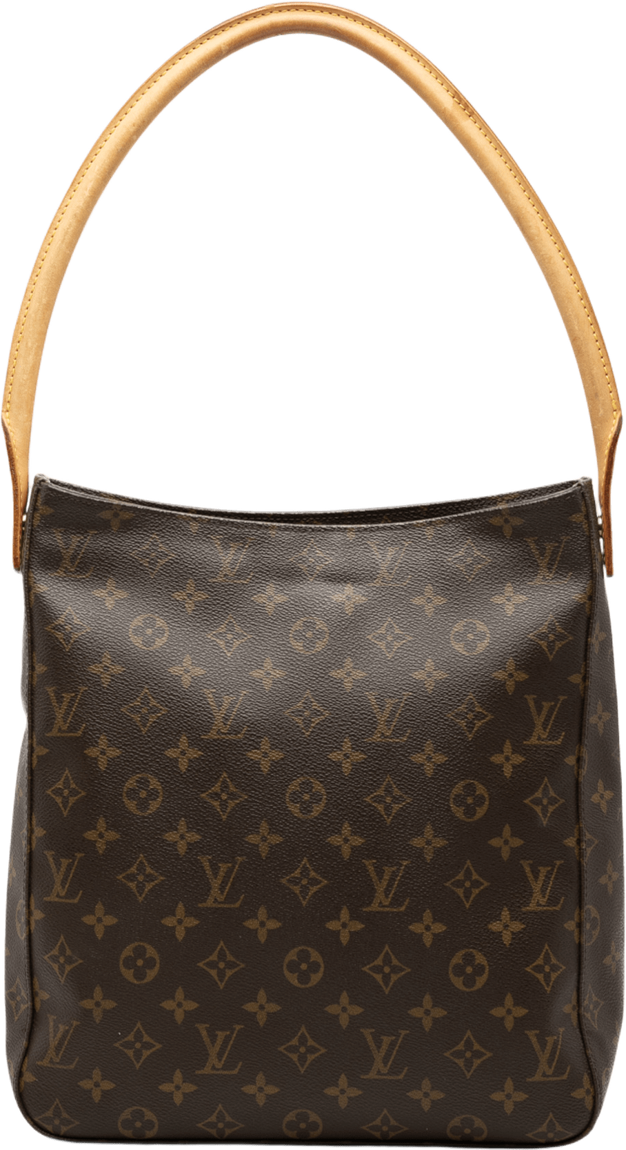 Louis Vuitton Monogram Looping Gm, från Luxclusif, i färgen brown.