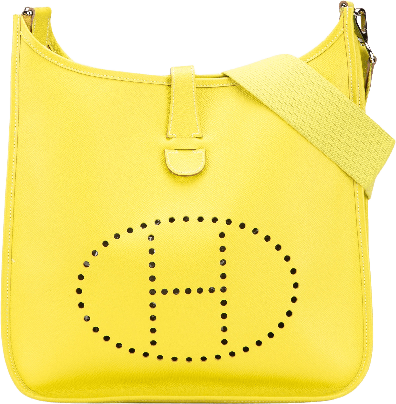 Hermès Epsom Evelyne Iii 33, från Luxclusif, i färgen yellow.