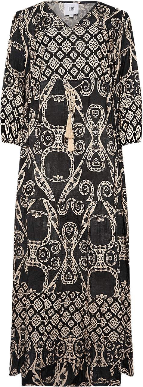 Valentina, Dress, Viscose - Ancient Print, från Tiffany, i färgen ancient print.