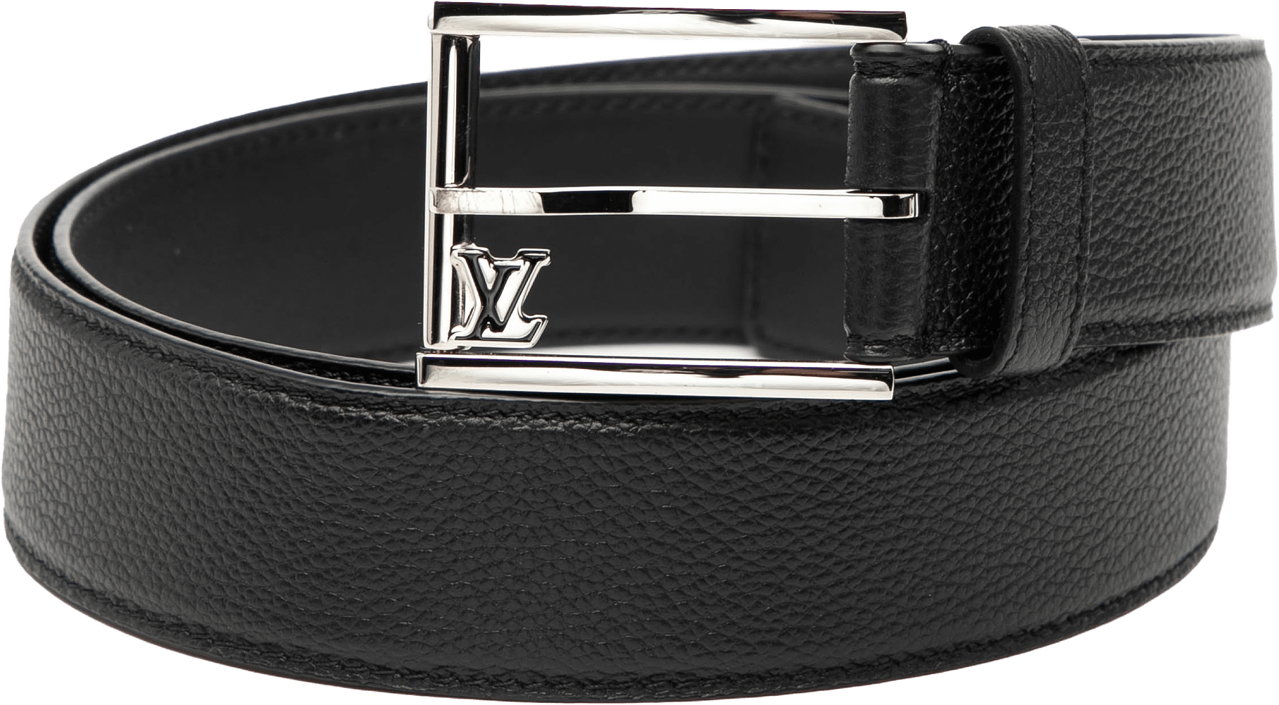 Louis Vuitton Leather Saint Germain Belt, från Luxclusif, i färgen black.