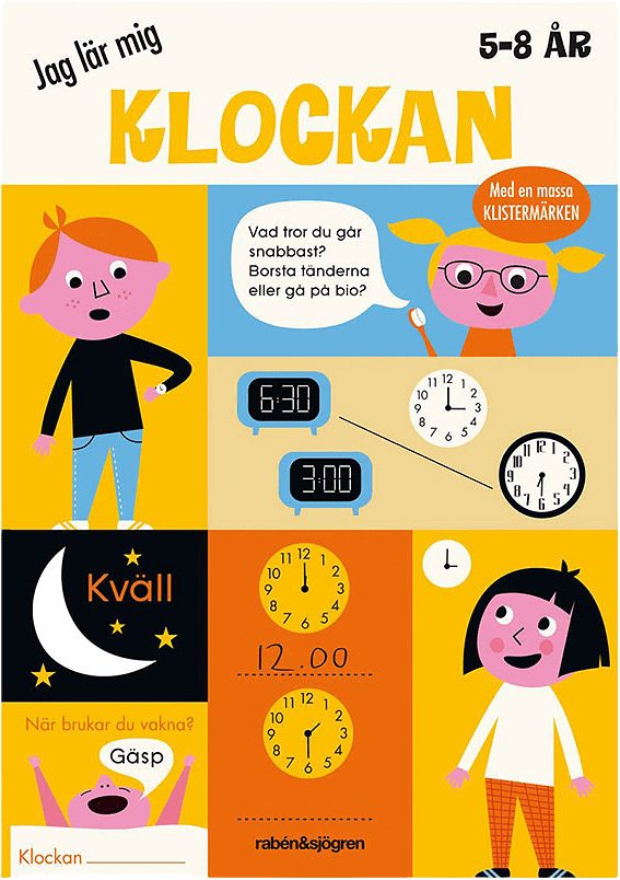 Jag lär mig klockan, från Norstedts.