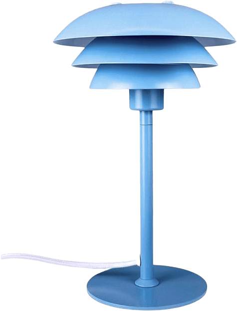 Sixteen Table Lamp, från Dyberg Larsen, i färgen iceblue.