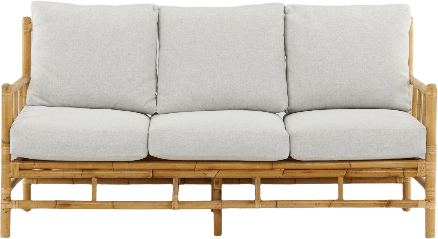 Cane 3-sits Soffa