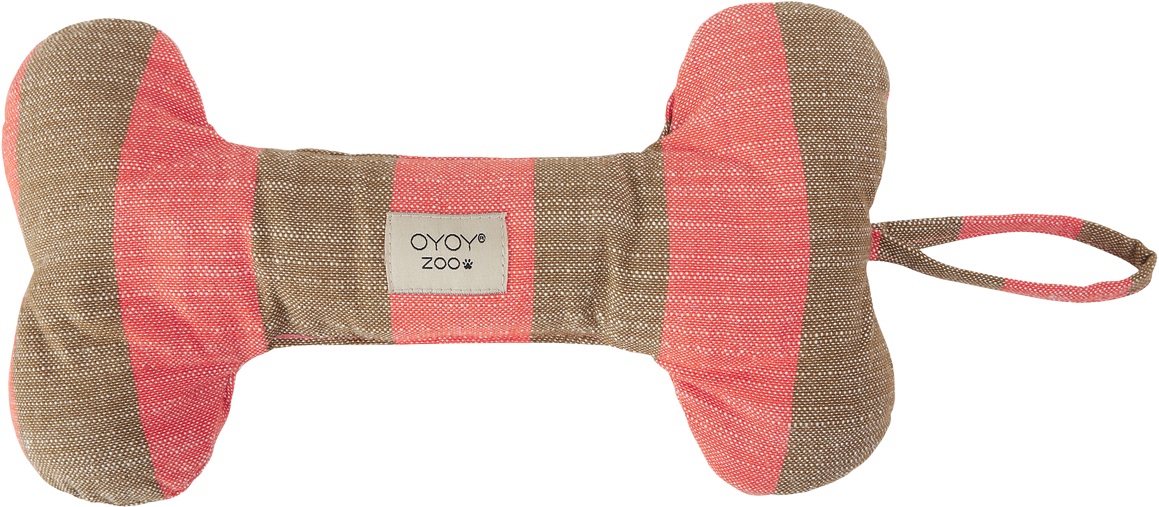 Ashi Dog Toy, från OYOY Living, i färgen cherry.