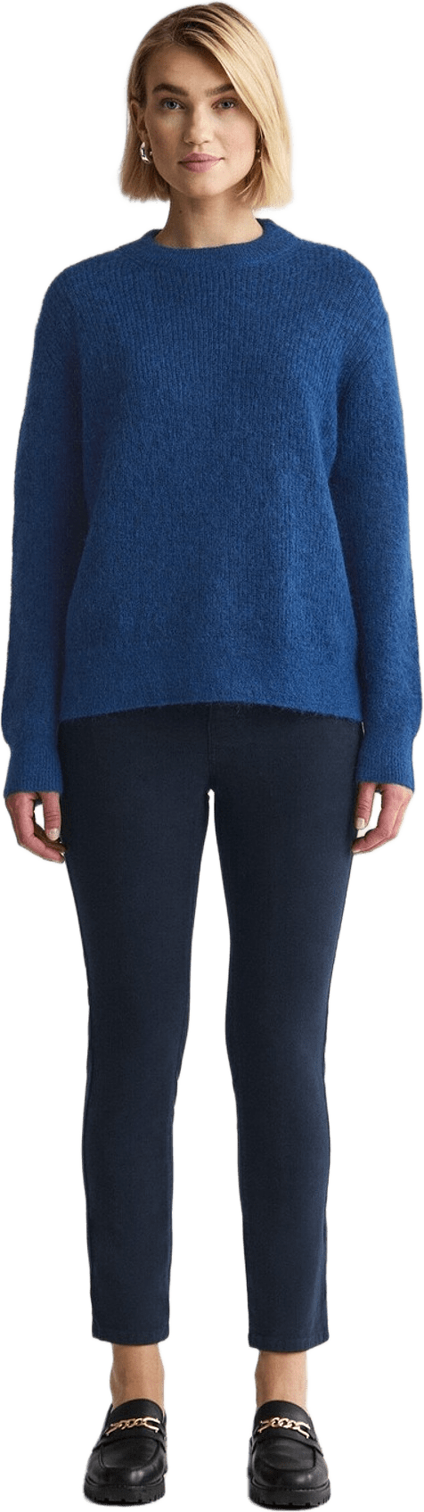 Mohairtröja Sasha, från Newhouse, i färgen kornblå.