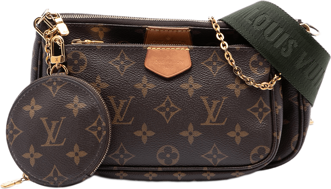 Louis Vuitton Monogram Multi Pochette Accessoires, från Luxclusif, i färgen brun.