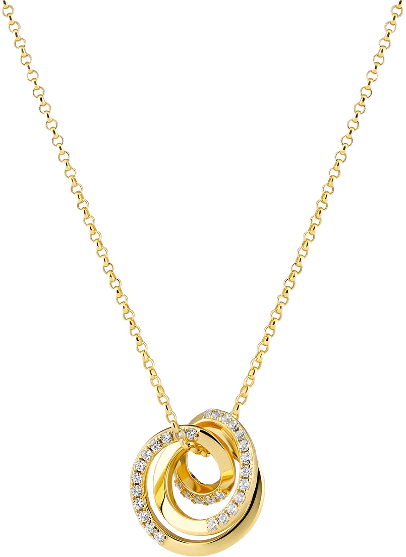 Halsband Spirale, från Sif Jakobs Jewellery, i färgen gold.