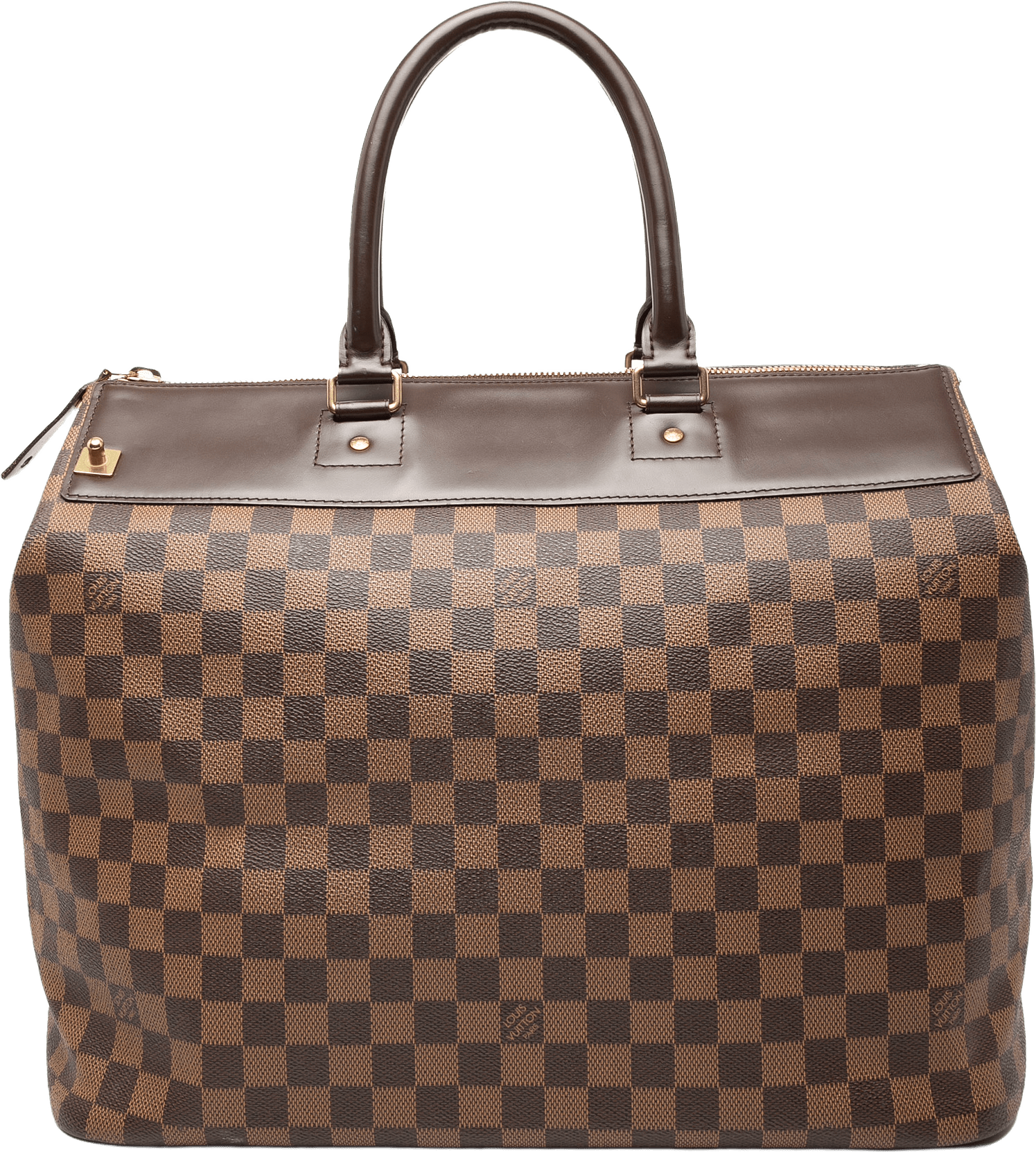 Louis Vuitton Damier Ebene Greenwich Pm, från Luxclusif, i färgen brown.
