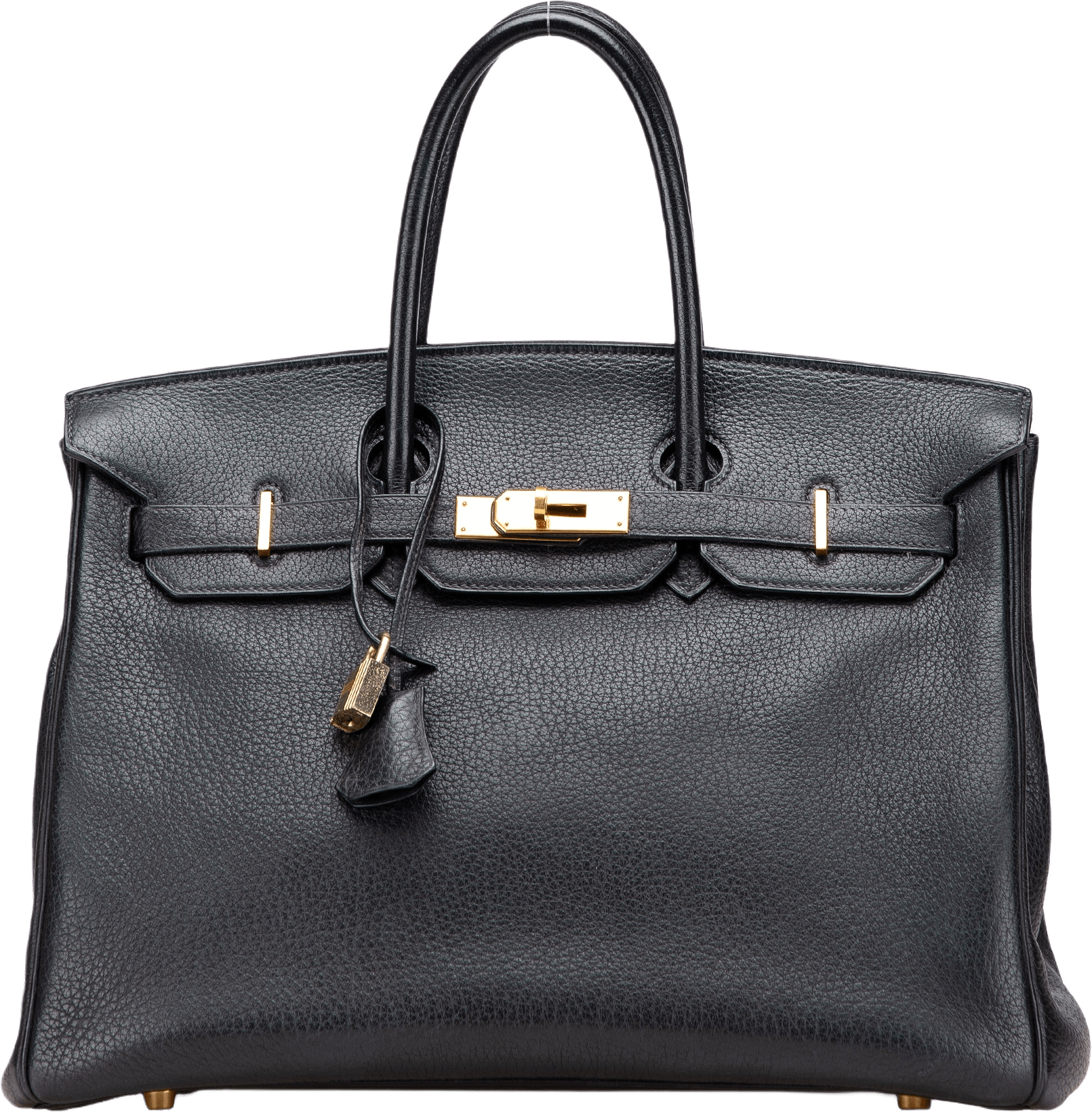 Hermès Togo Birkin Retourne 35, från Luxclusif, i färgen black.
