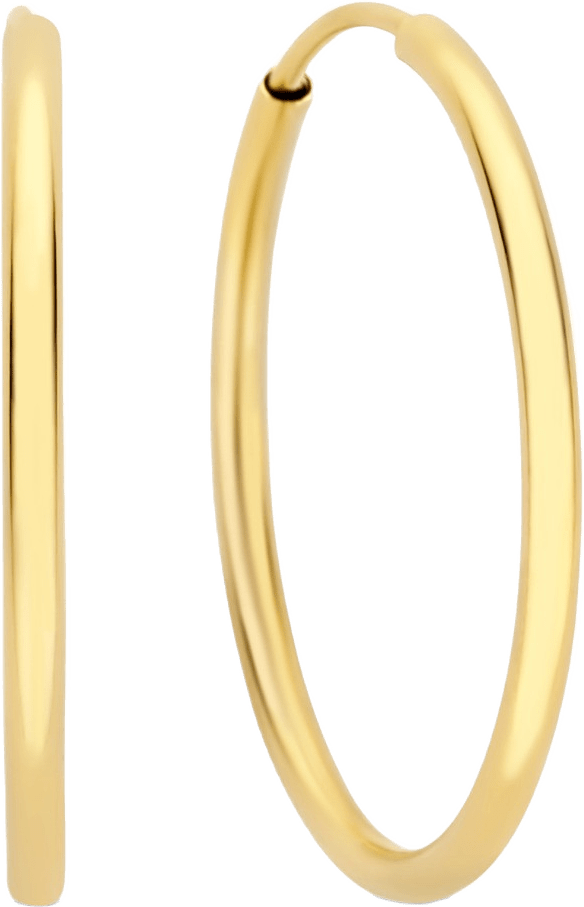 Le Marais 14 Karat Guld Creoler