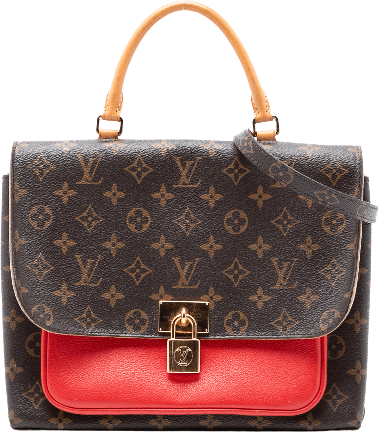 Louis Vuitton Monogram Marignan, från Luxclusif, i färgen brown.