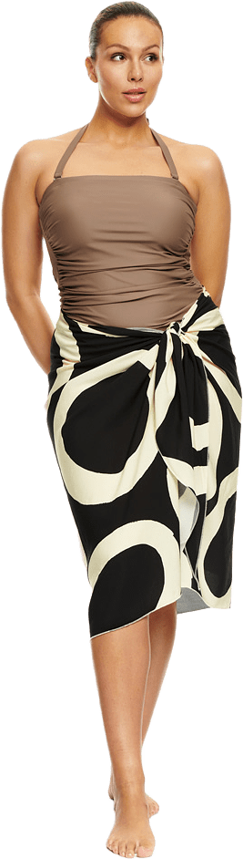 Beachwear Ibiza, från Scampi, i färgen makulaku black.