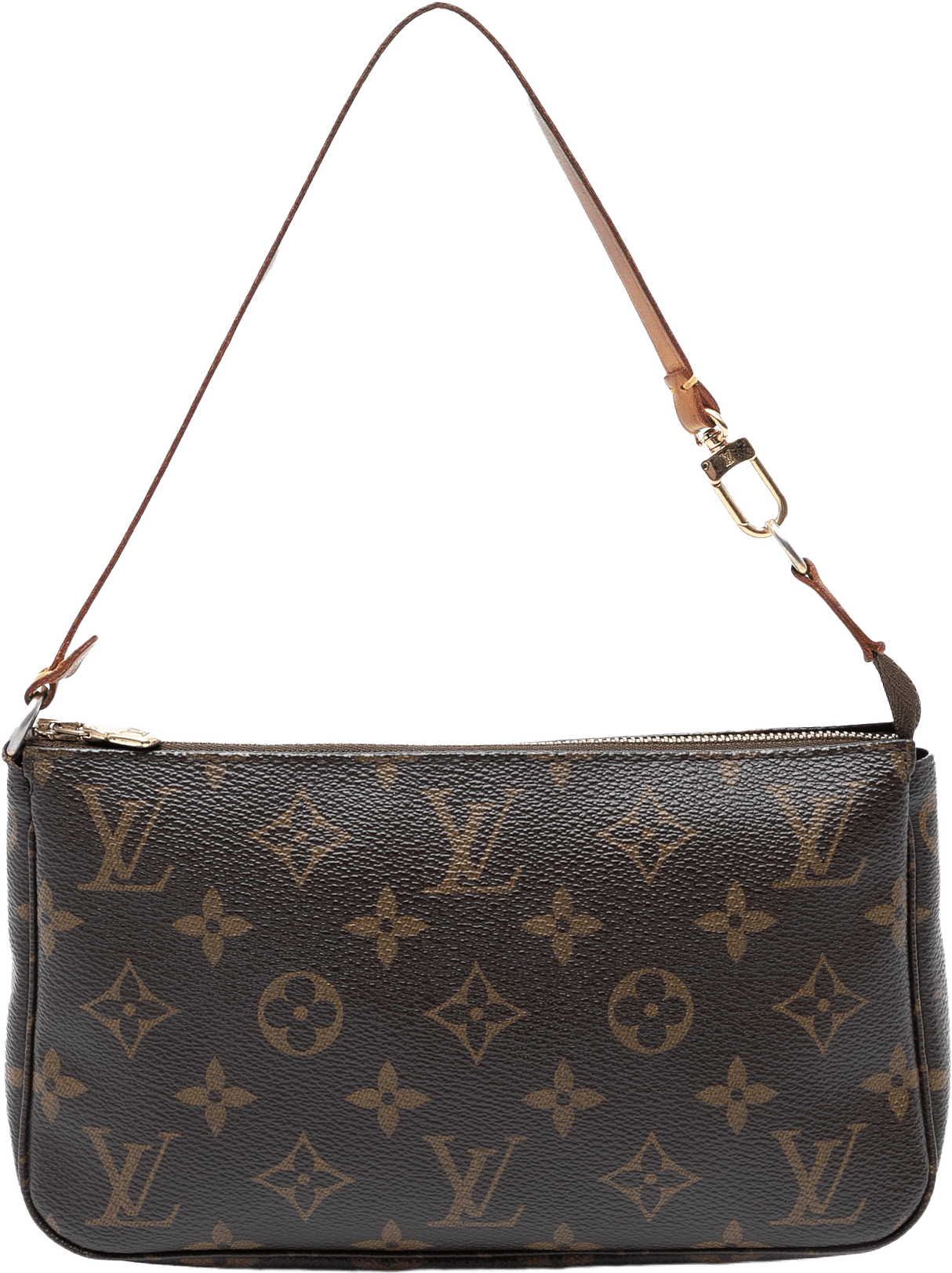 Louis Vuitton Monogram Pochette Accessoires, från Luxclusif, i färgen brown.
