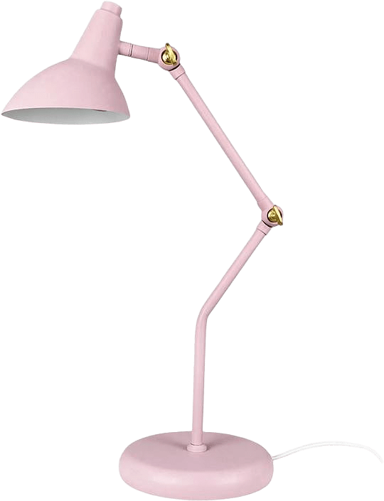 Vela Table Lamp, från Dyberg Larsen, i färgen pink.