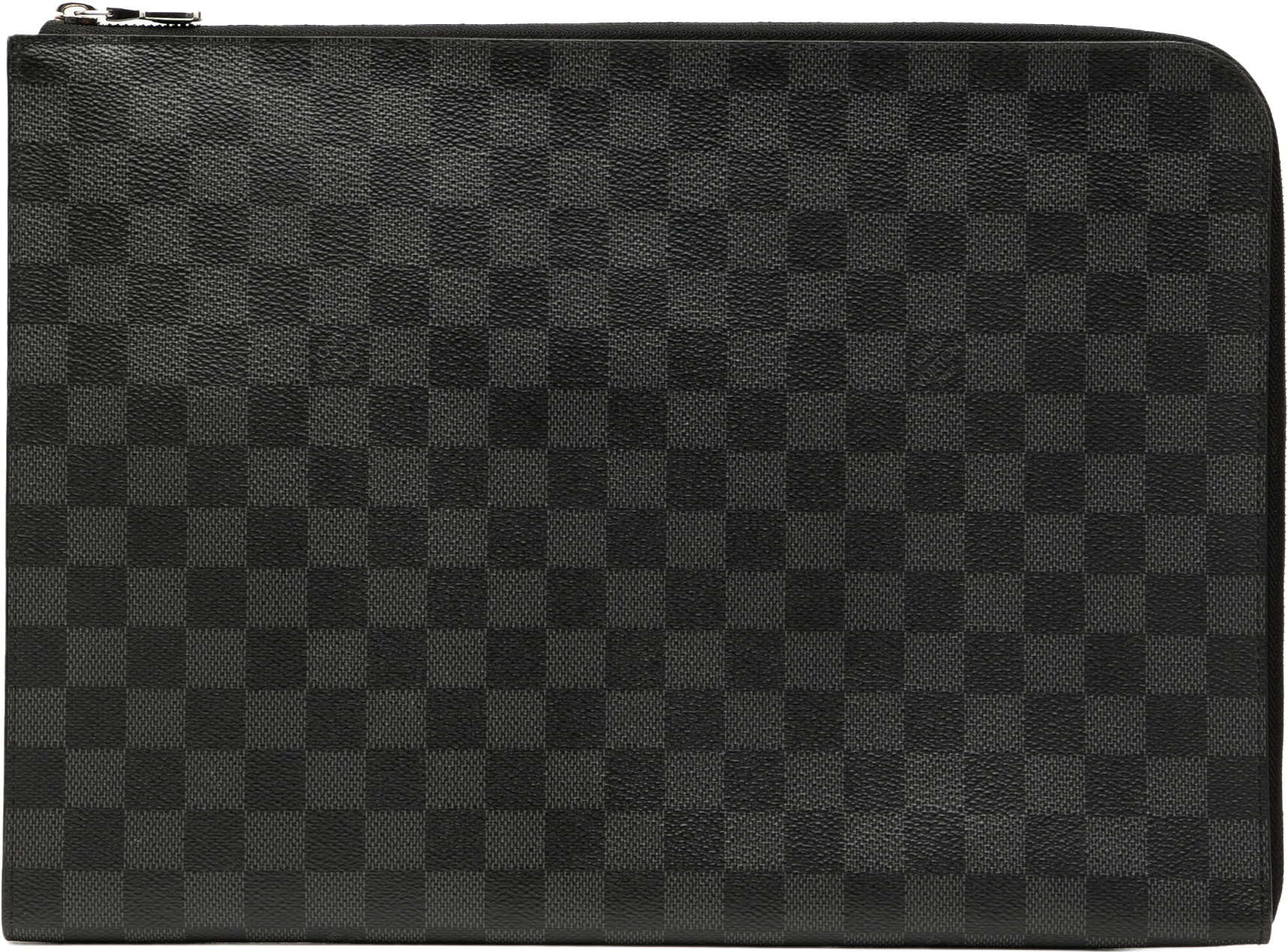 Louis Vuitton Damier Graphite Pochette Jour Gm, från Luxclusif, i färgen black.
