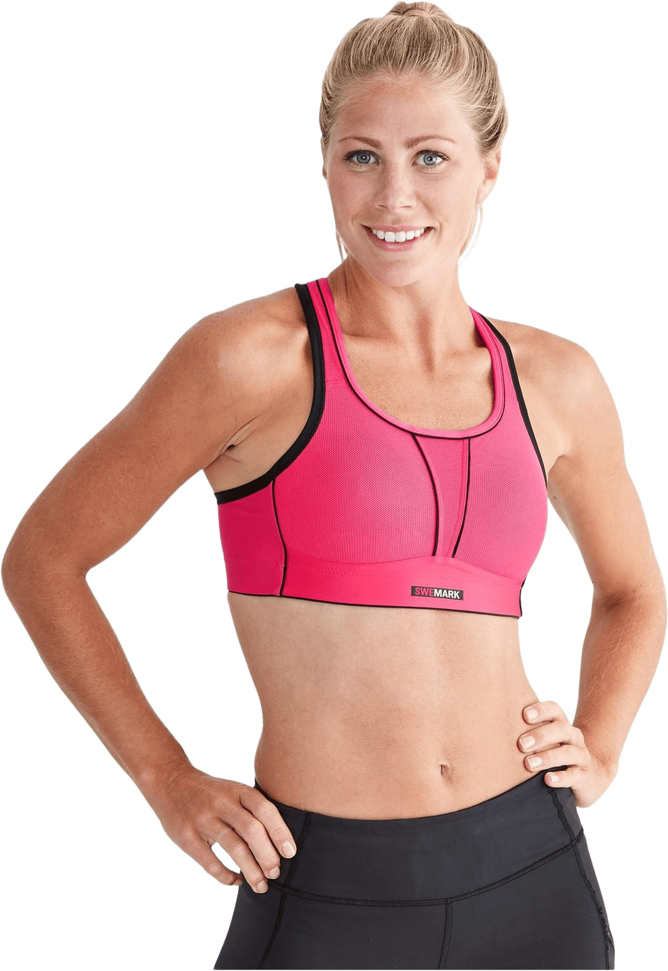 Movement Sport-bh, från Swegmark, i färgen raspberry.