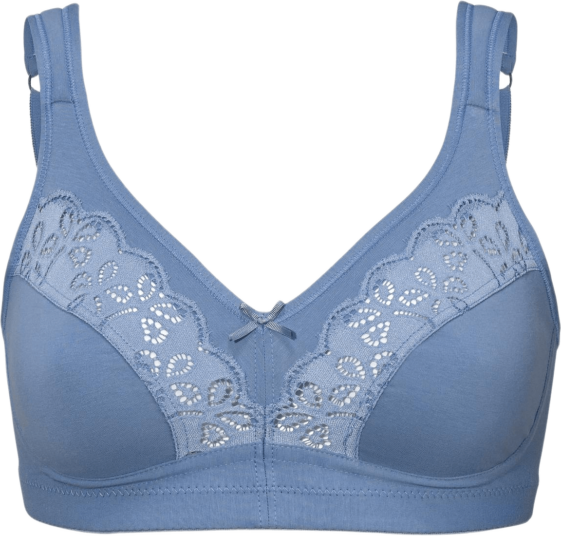 Treasure Bh Utan Bygel, Fairtrade, från Swegmark, i färgen blue.