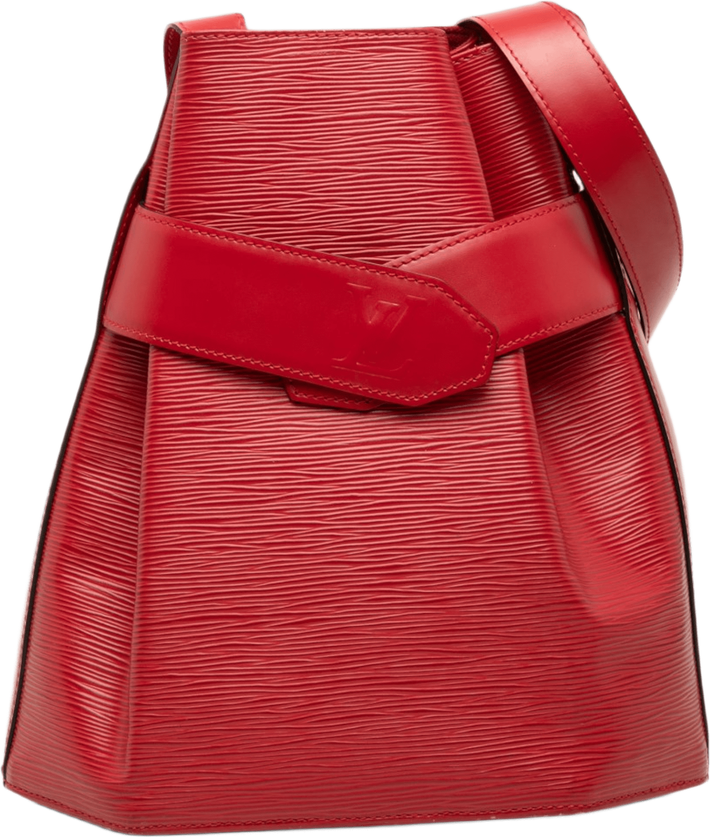 Louis Vuitton Epi Sac D Epaule Pm, från Luxclusif, i färgen red.