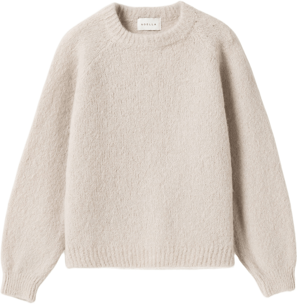 N-latora Knit - Oyster, från Noella, i färgen oyster.