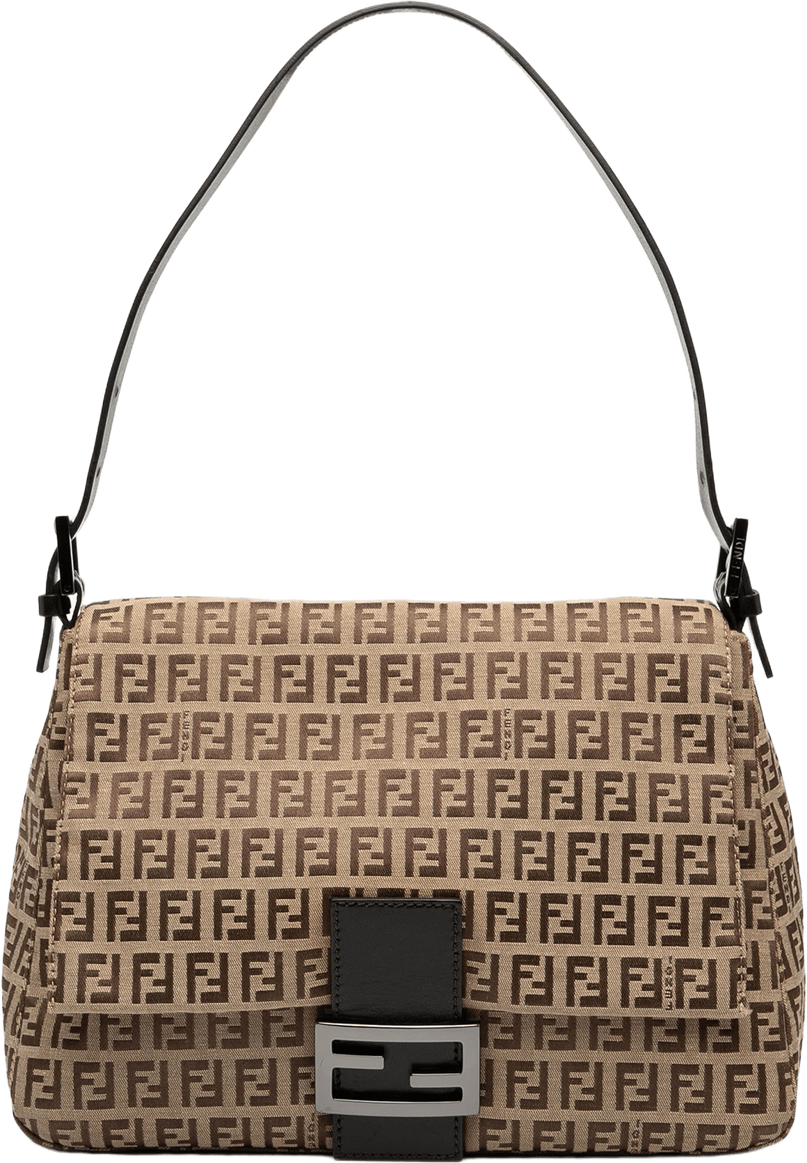 Fendi Zucchino Canvas Mamma Forever, från Luxclusif, i färgen light brown.
