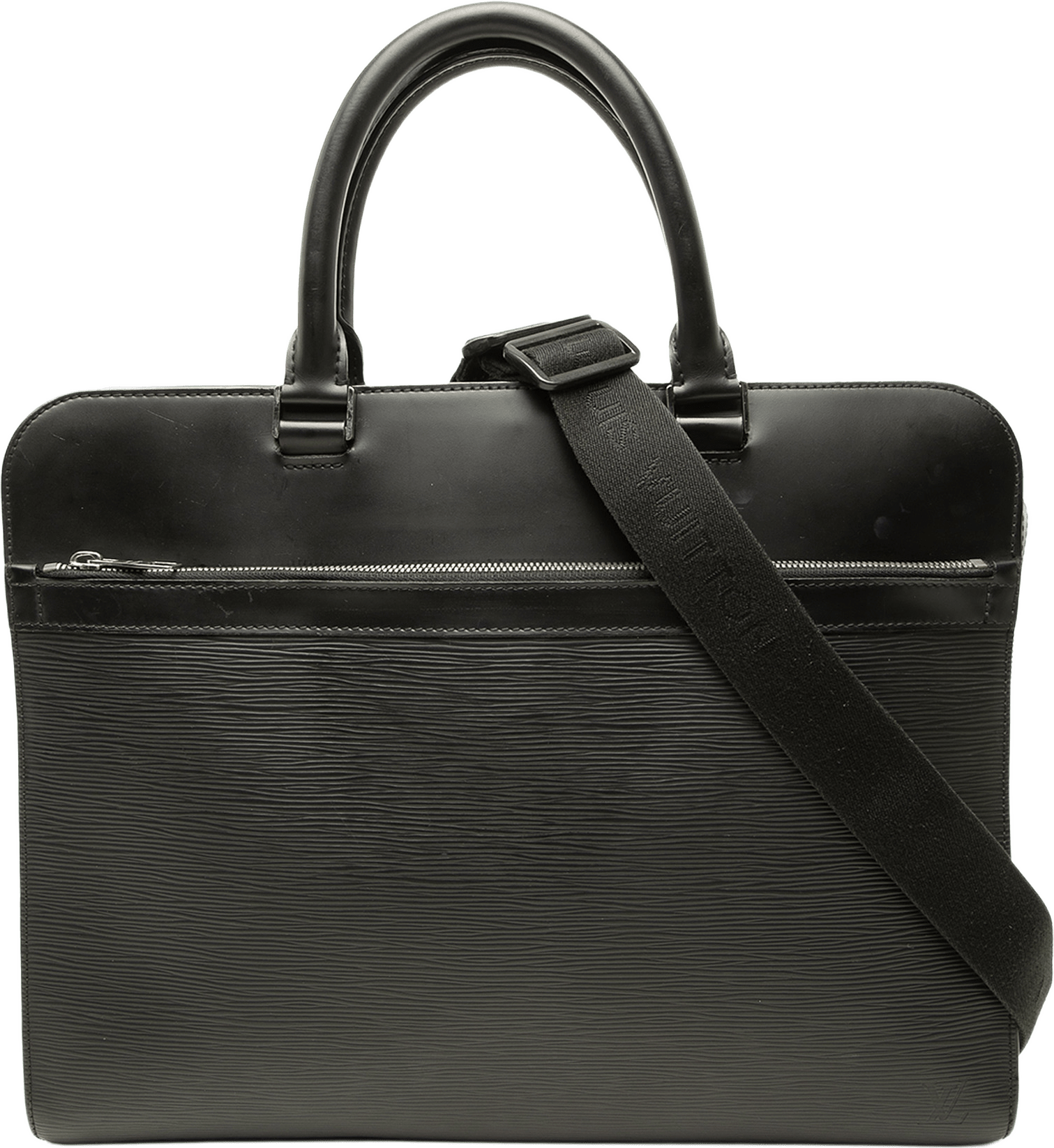 Louis Vuitton Epi Bassano Gm, från Luxclusif, i färgen svart.