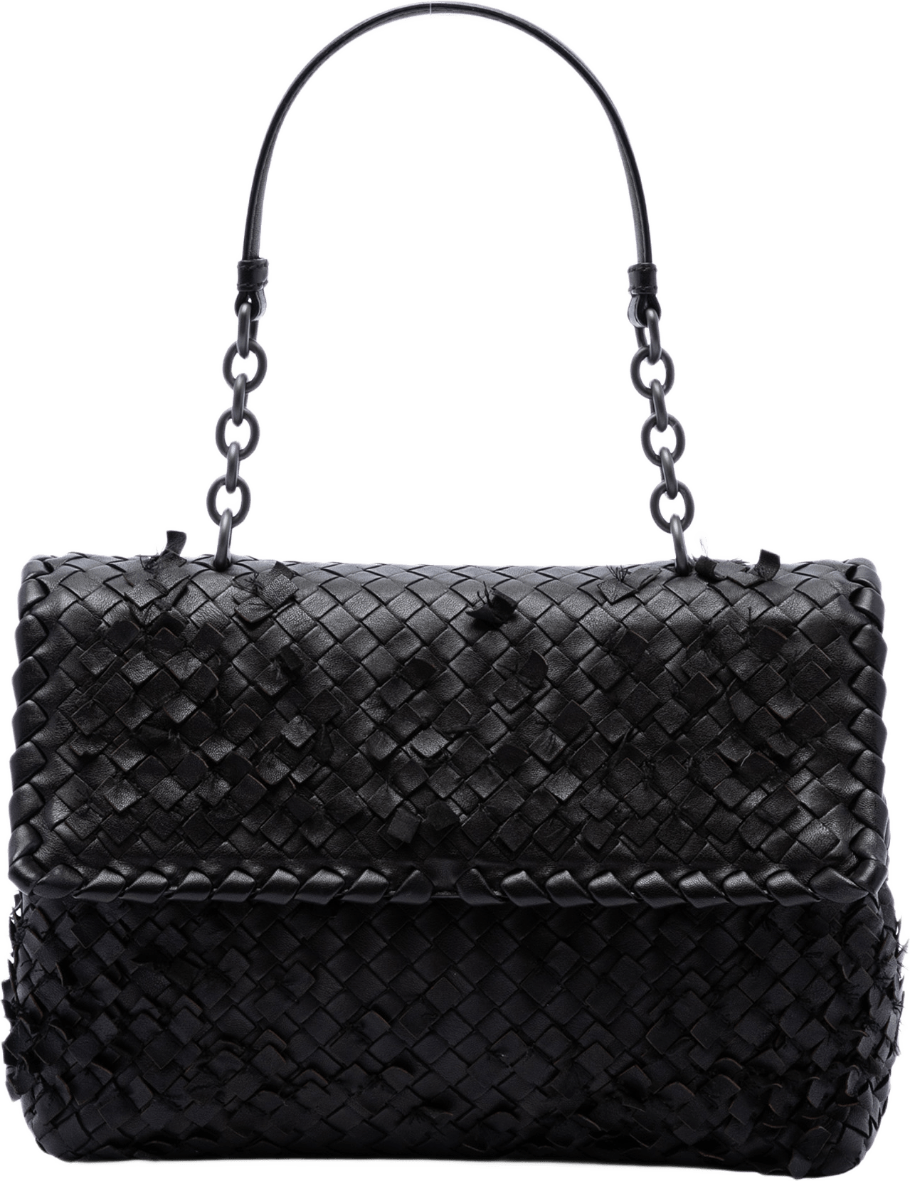 Bottega Veneta Nappa Intrecciato Tobu Olimpia Shoulder Bag, från Luxclusif, i färgen brun.