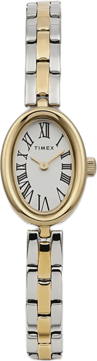 Timex Cavatina Damklocka Vit/bicolor, Metallband - Tw2y26800, från Timex, i färgen 1.