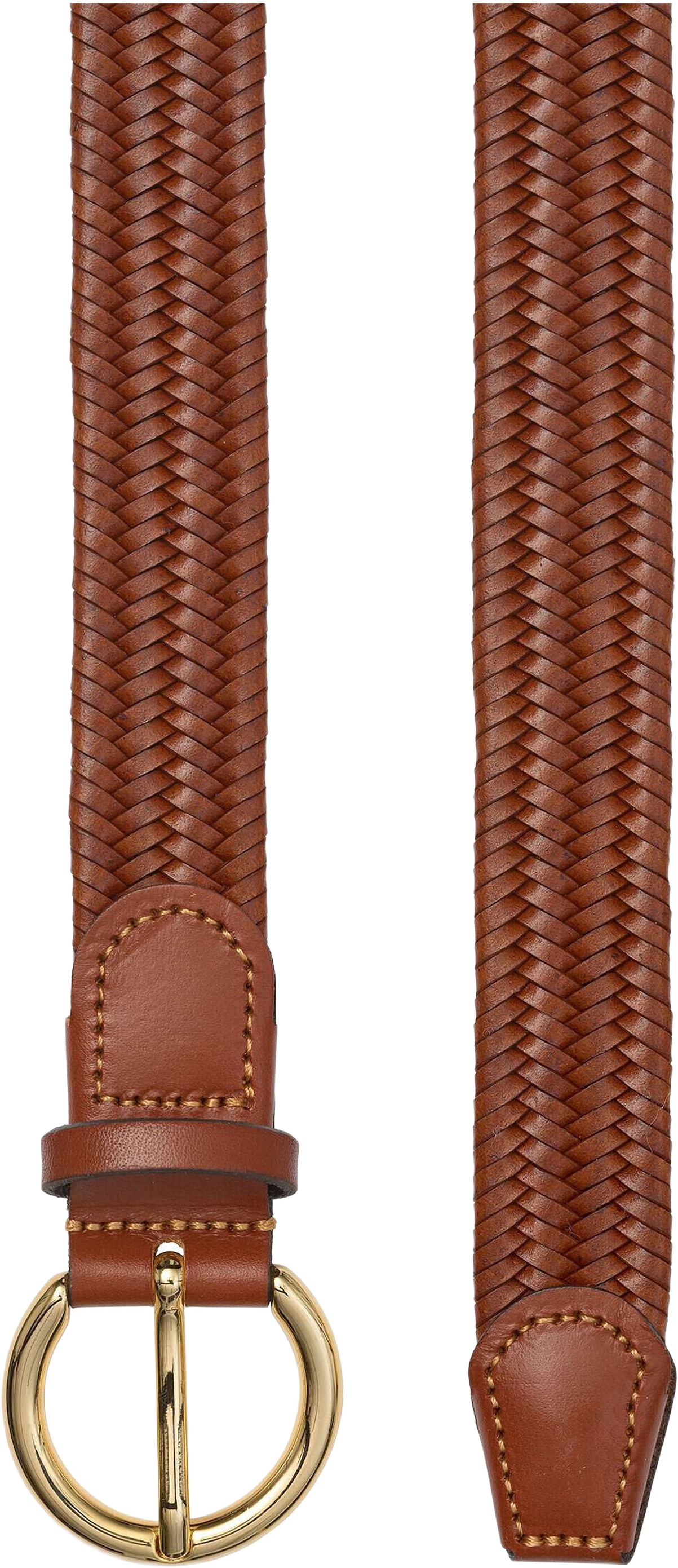 Amara Stretch Belt, från Newhouse, i färgen cognac.