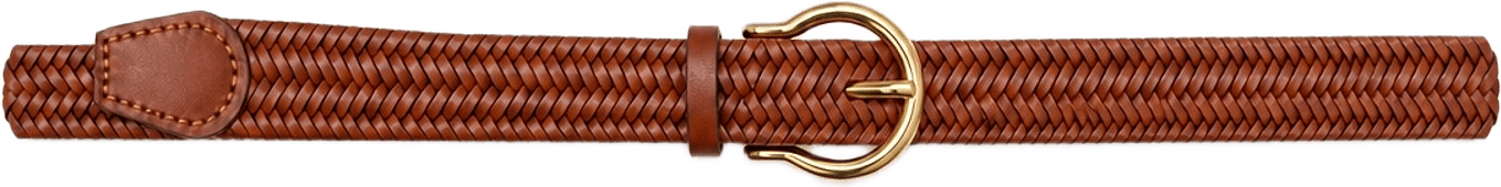 Amara Stretch Belt, från Newhouse, i färgen cognac.