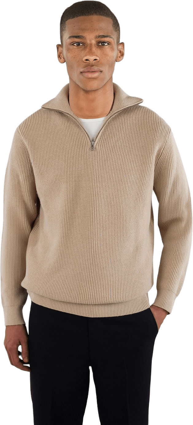 Reuben Knitted Half Zip