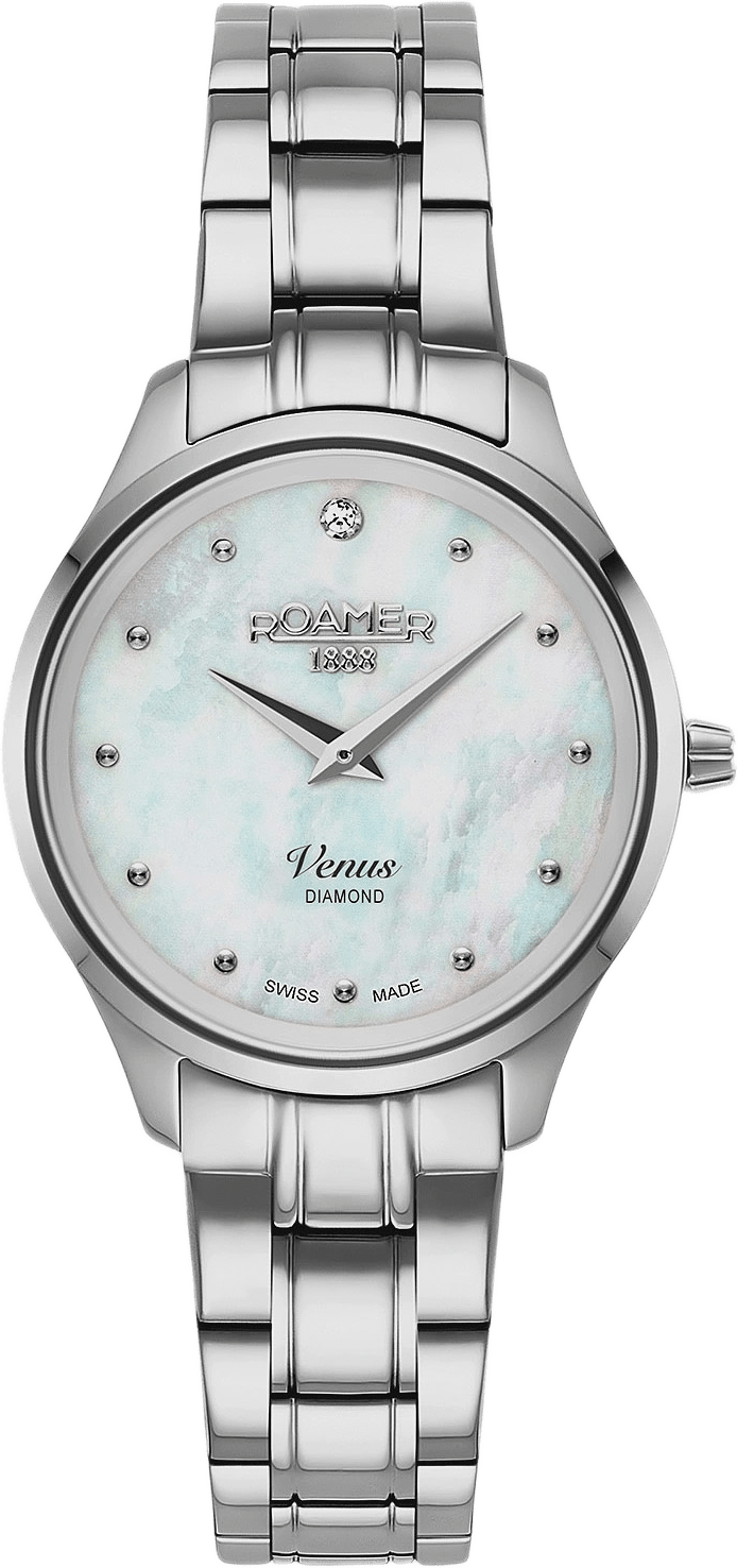 Roamer Venus Diamond Dam Pärlemor/stållänk - 601857 41 89 20, från ROAMER, i färgen 1.