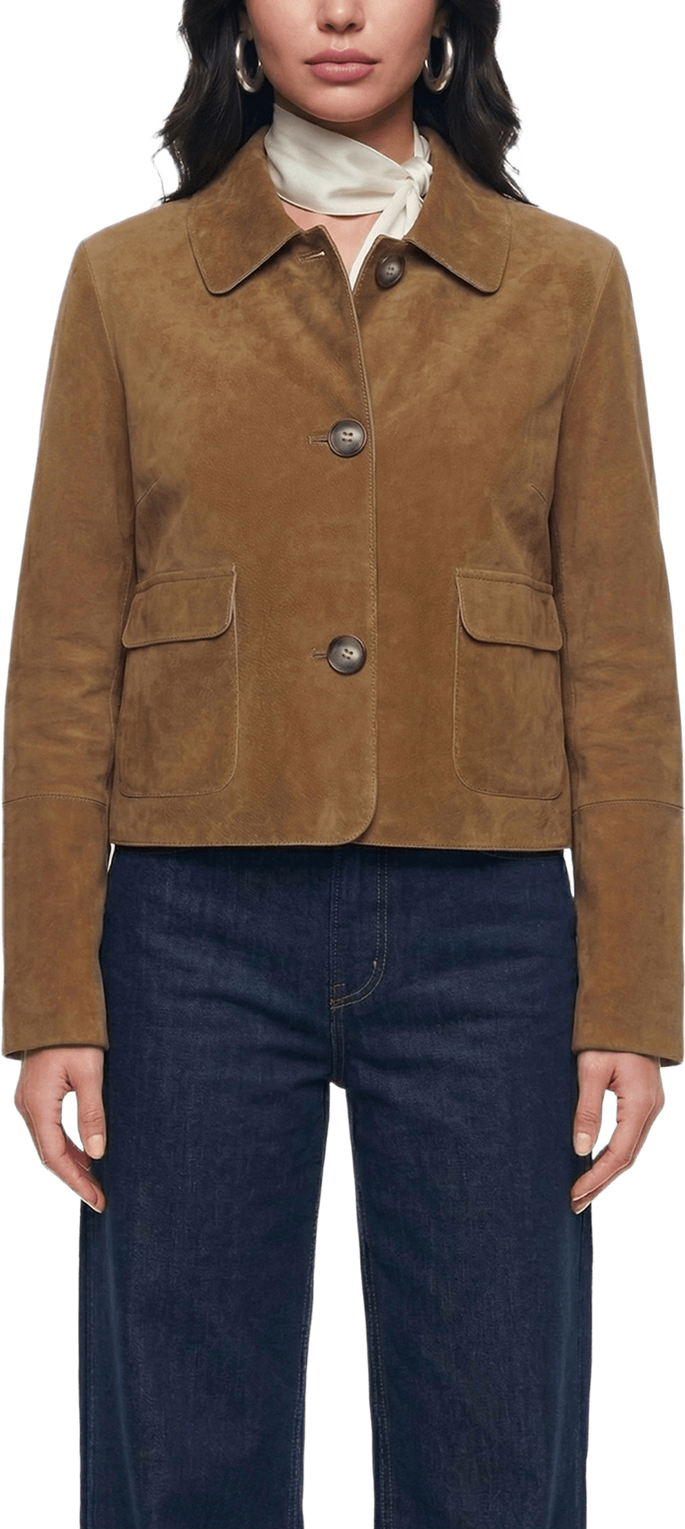 Trixie Jacket, från ROCKANDBLUE, i färgen tobacco.